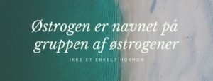 Østrogen er en gruppe af hormoner